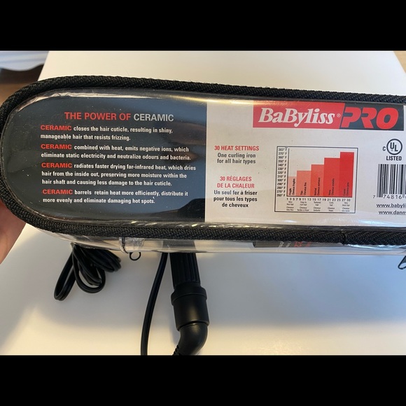Babyliss Pro twin barrel curling iron - Picture 4 of 5